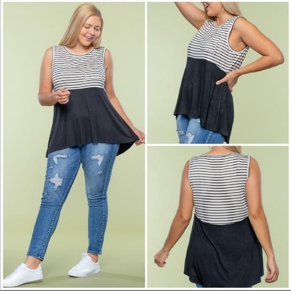 Tops - Striped Tank Top